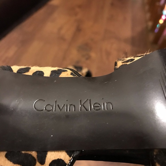 SOLD - Gotta Have It! - Calvin Klein Leopard heels SEXY - Picture 7 of 9